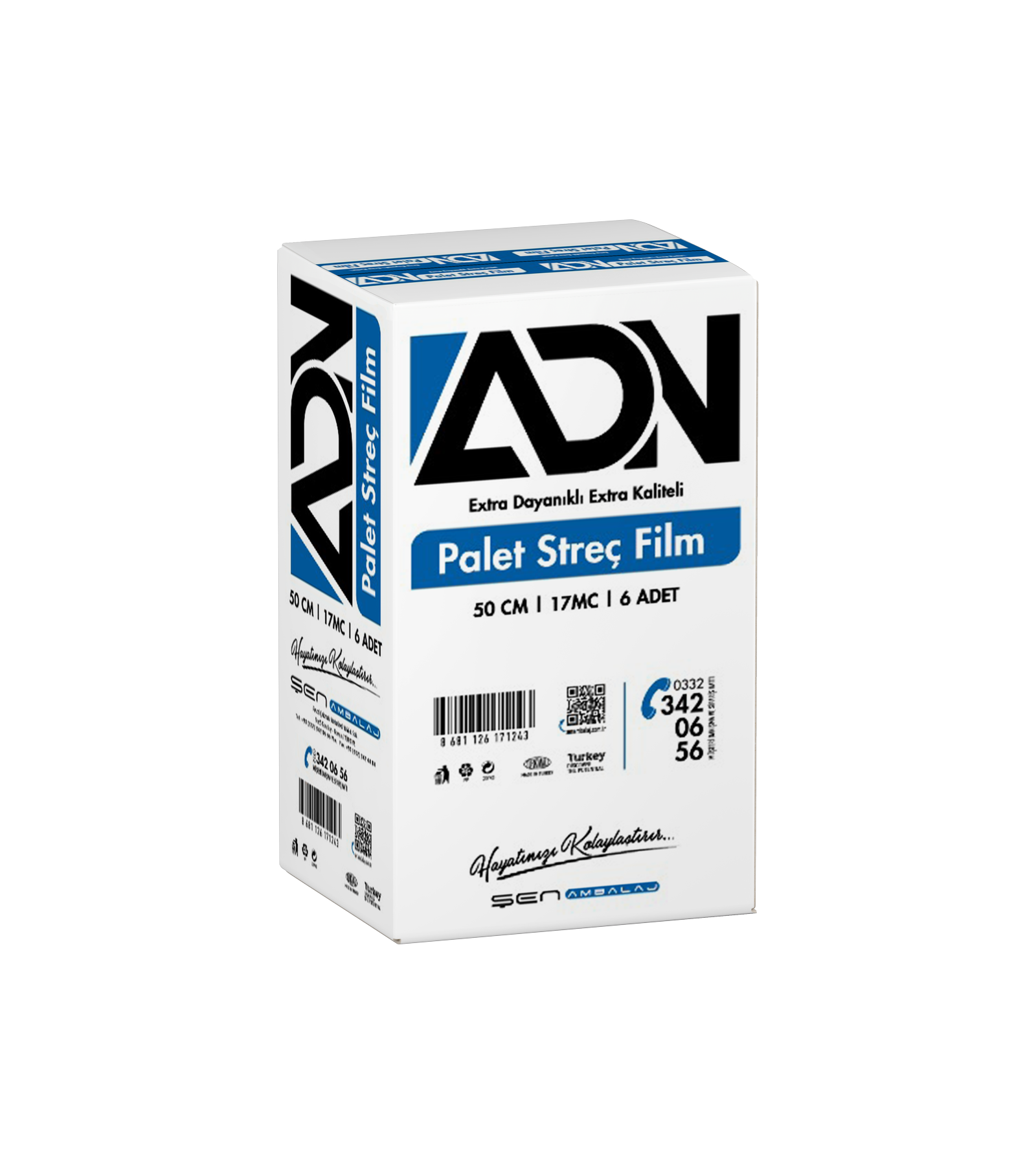 ADN Palet Streç 2 Kg 17 Micron